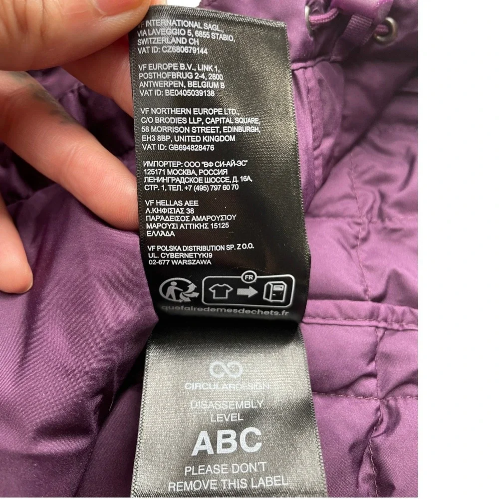 The North Face Jacket Thermoball 50/50 XXL Purple NWT